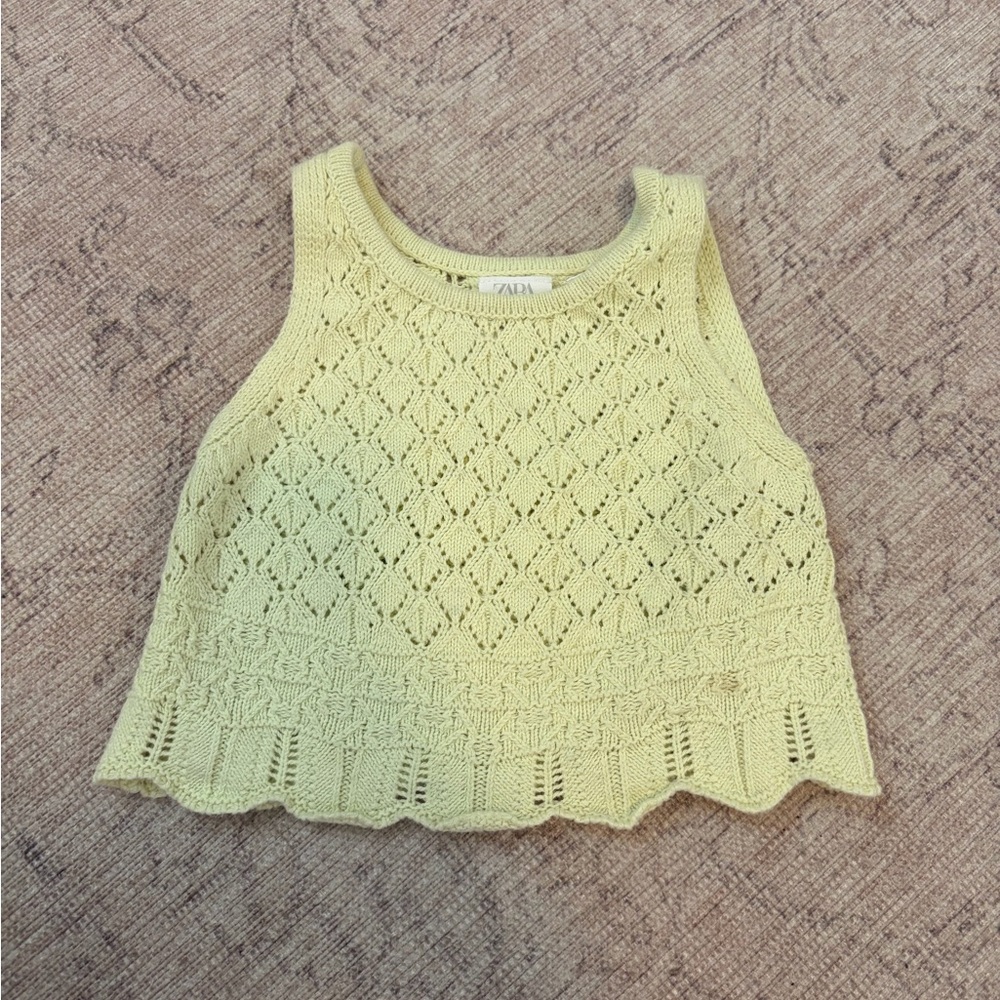 Zara knit tank 9-12m